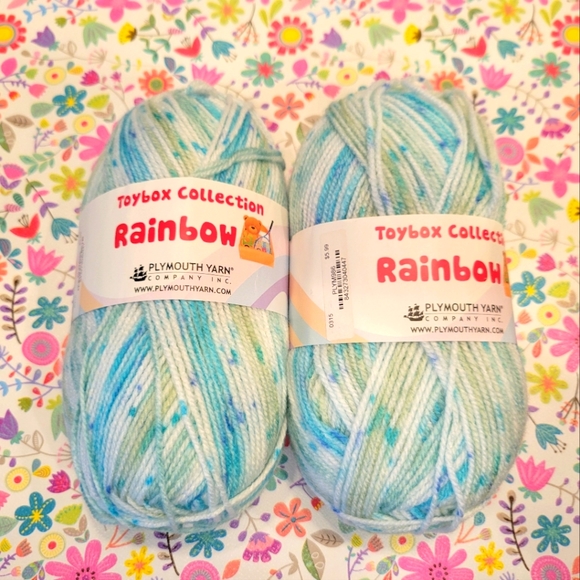 PLYMOUTH YARN Office Plymouth Yarns Toybox Collection Rainbow Baby